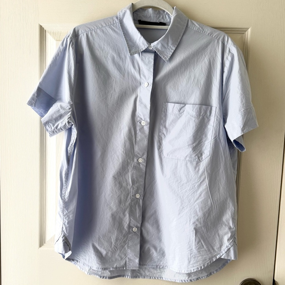 Jenni Kayne Boyfriend Shirt in French Blue, size m